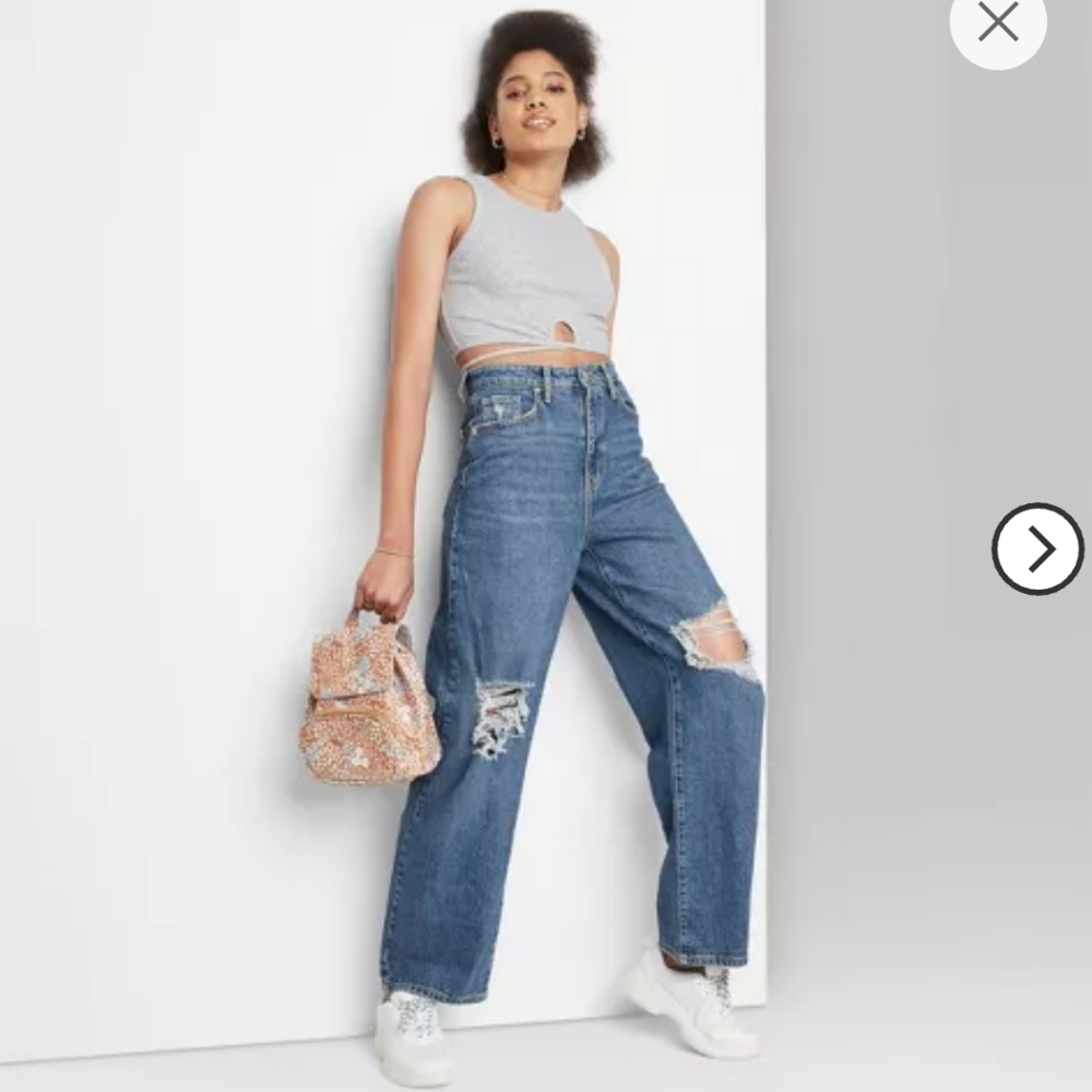 Wild Fable Highest Rise Baggy Jeans Size 00/24R